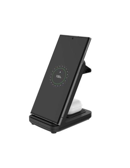 Fixed Fixpos-U-Bk Ładowarka Do Urządzeń Przenośnych Smartwatch, Smartfon, Słuchawki Czarny Usb Bezprzewodowe Ładowanie Szybkie Ł