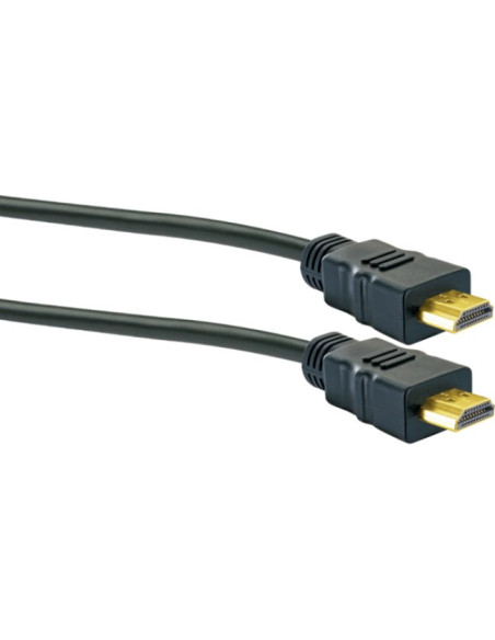 Schwaiger Hdm150 013 Kabel Hdmi 15 M Hdmi Typu A (Standard) Czarny, Złoto