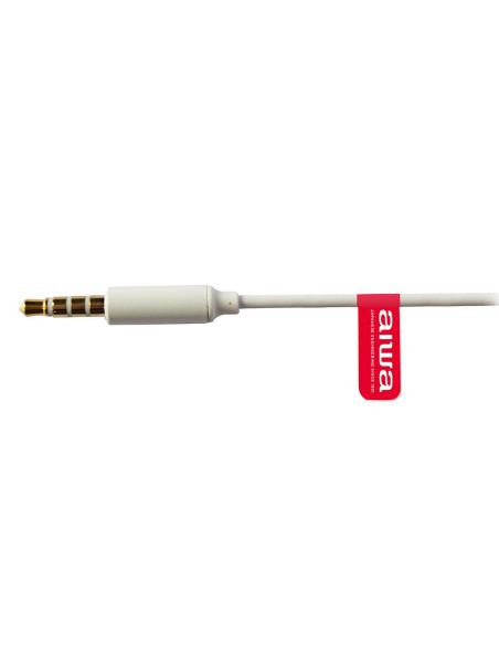 Aiwa Estm-500Wt Słuchawki/Zestaw Słuchawkowy Przewodowa Douszny Połączenia/Muzyka Biały