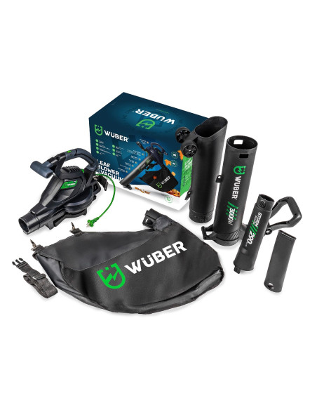 Elektryczna Dmuchawa Do Liści 3000W Z Rozdrabniaczem 15:1 W43422 Wuber