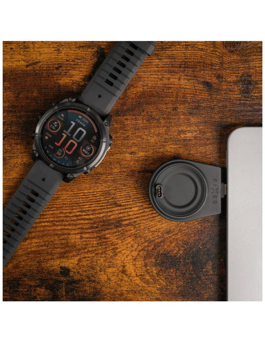 Fixed Fixpos-Ga-Bk Ładowarka Do Urządzeń Przenośnych Smartwatch, Smartfon, Słuchawki Czarny Usb Bezprzewodowe Ładowanie Szybkie 