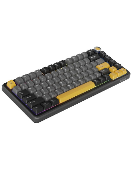 Marvo Titan 75 Kg986W Wireless Mechanical Gaming Keyboard, Tri-Mode Connectivity, Wired, 2.4Ghz & Bluetooth, Hot-Swappable Mecha
