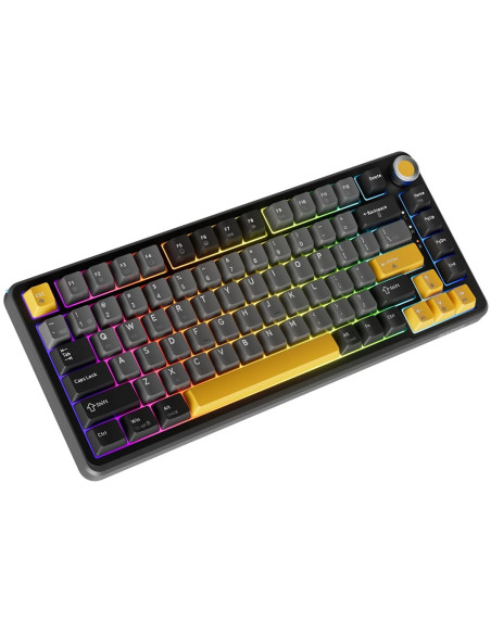 Marvo Titan 75 Kg986W Wireless Mechanical Gaming Keyboard, Tri-Mode Connectivity, Wired, 2.4Ghz & Bluetooth, Hot-Swappable Mecha