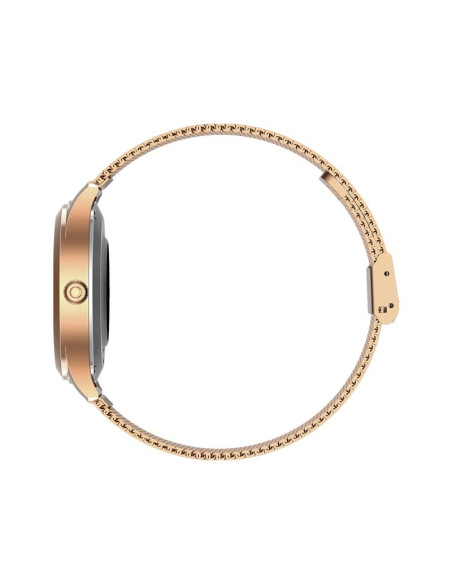 Maxcom Fw42 Gold Smartwatch / Zegarek Sportowy 2,77 Cm (1.09") Tft Cyfrowy 240 X 240 Px Ekran Dotykowy Złoto
