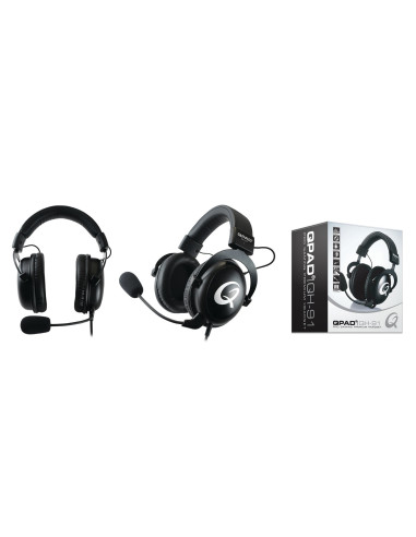 Qpad Qh-91 Zestaw Słuchawkowy Przewodowa Opaska Na Głowę Gaming Czarny