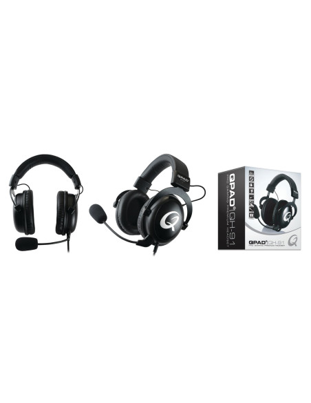 Qpad Qh-91 Zestaw Słuchawkowy Przewodowa Opaska Na Głowę Gaming Czarny