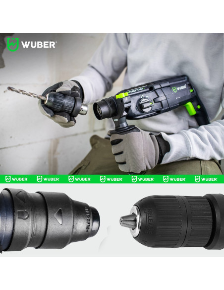 Młotowiertarka Z Udarem 4J 2500W W28920 Wuber