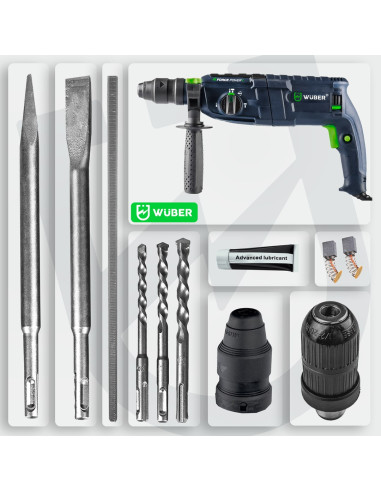 Młotowiertarka Z Udarem 4J 2500W W28920 Wuber
