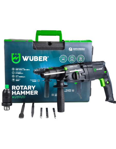 Młotowiertarka Z Udarem 4J 2500W W28920 Wuber
