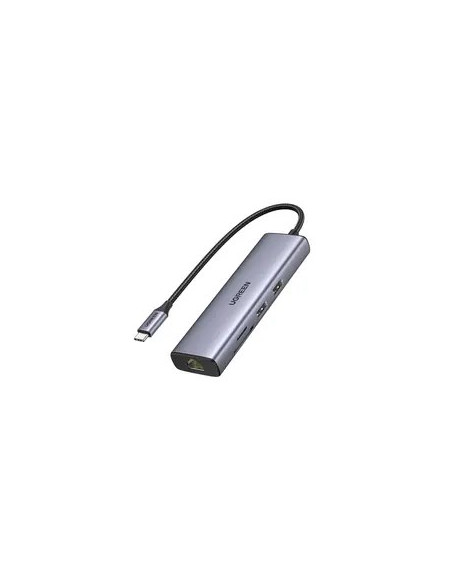 Ugreen Usb-C To 2*Usb3.0+Hdmi+Rj 45+Sd&Tf+Pd Port Hub