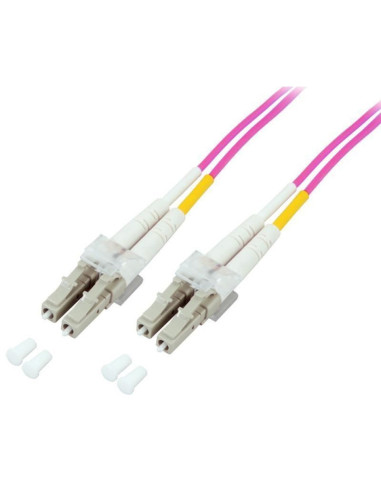 Techly Lc M-M 20M Kabel Infiniband / Światłowodowy Fuksja