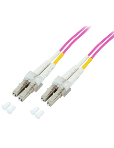Techly Lc M-M 20M Kabel Infiniband / Światłowodowy Fuksja
