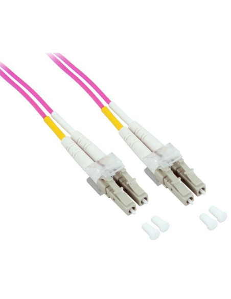 Techly Lc M-M 20M Kabel Infiniband / Światłowodowy Fuksja