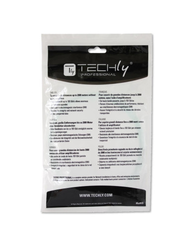 Techly Lc M-M 20M Kabel Infiniband / Światłowodowy Fuksja