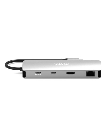 Port Designs 900164 Stacja Dokująca Przewodowa Usb 3.2 Gen 1 (3.1 Gen 1) Type-C Stal Nierdzewna