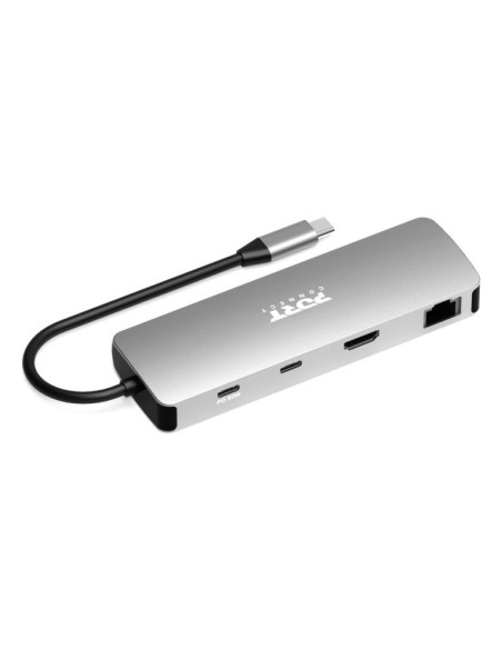 Port Designs 900164 Stacja Dokująca Przewodowa Usb 3.2 Gen 1 (3.1 Gen 1) Type-C Stal Nierdzewna