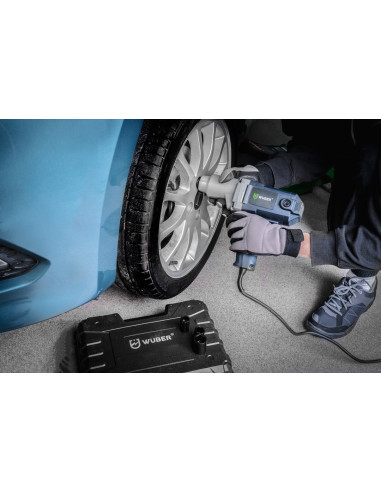Klucz Udarowy Elektryczny 800 Nm 1/2” Do Kół Walizka W33250 Wuber
