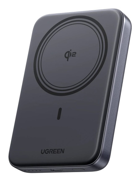 Ugreen Powerbank 45763, 10000Mah Bezprzewodowe Ładowanie Szary