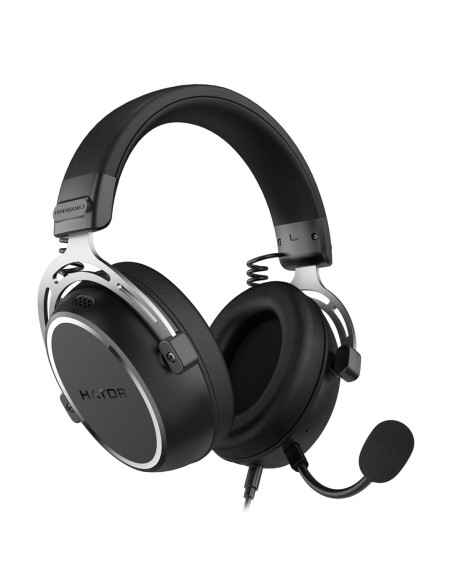 Hator Hypergang 3 Hi-Res Zestaw Słuchawkowy Przewodowa Opaska Na Głowę Gaming Czarny