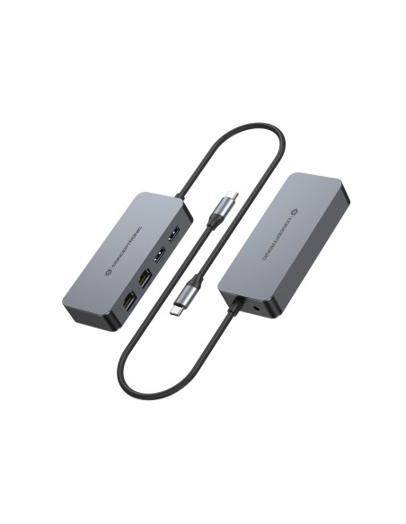 Conceptronic Abby24G Stacja Dokująca Przewodowa Usb 3.2 Gen 1 (3.1 Gen 1) Type-C Szary