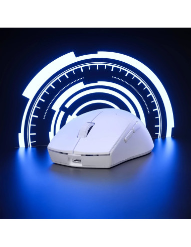 Redragon M918W & K1Ng Pro Max & Biały Myszka Rf Wireless + Bluetooth + Usb Type-C