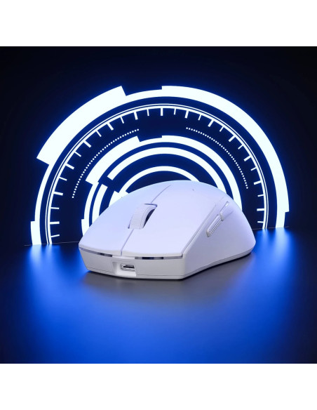 Redragon M918W & K1Ng Pro Max & Biały Myszka Rf Wireless + Bluetooth + Usb Type-C
