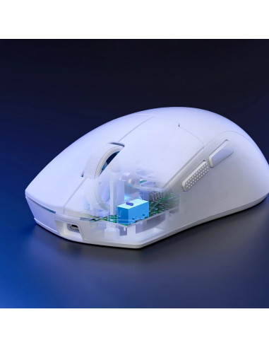 Redragon M918W & K1Ng Pro Max & Biały Myszka Rf Wireless + Bluetooth + Usb Type-C
