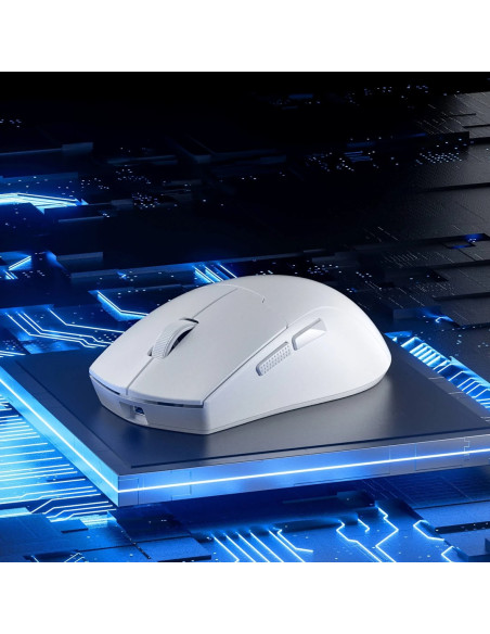 Redragon M918W & K1Ng Pro Max & Biały Myszka Rf Wireless + Bluetooth + Usb Type-C