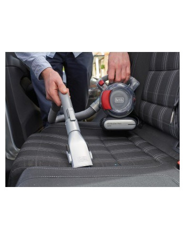 Black & Decker Pd1200Av Odkurzacz Przenośny Szary, Czerwony Bez Worka