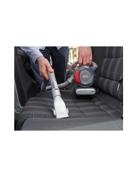 Black & Decker Pd1200Av Odkurzacz Przenośny Szary, Czerwony Bez Worka