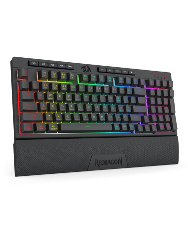 Redragon K515Rgb-Pro Klawiatura Usb + Rf Wireless + Bluetooth Czarny
