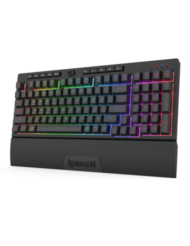 Redragon K515Rgb-Pro Klawiatura Usb + Rf Wireless + Bluetooth Czarny