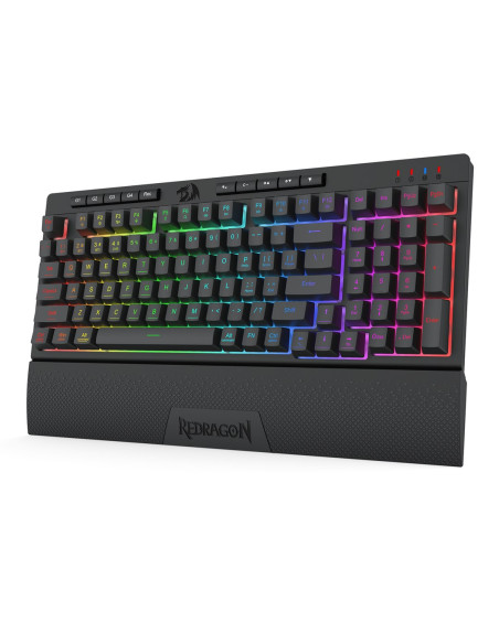 Redragon K515Rgb-Pro Klawiatura Usb + Rf Wireless + Bluetooth Czarny