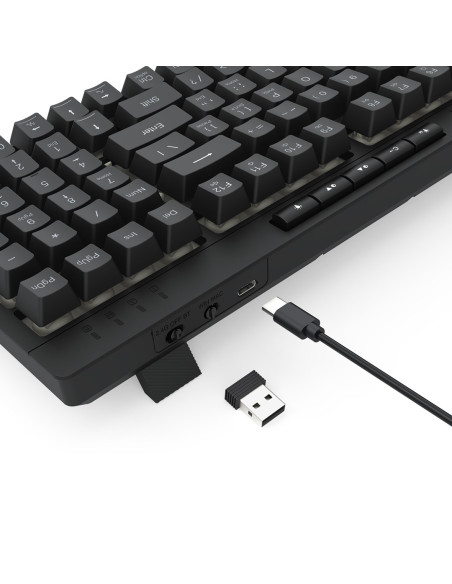 Redragon K515Rgb-Pro Klawiatura Usb + Rf Wireless + Bluetooth Czarny