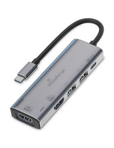 Mediarange Mrcs511 Huby I Koncentratory Usb Type-C 480 Mbit/S Srebrny 2