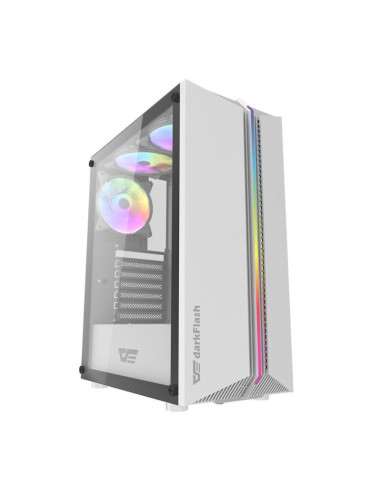 Darkflash Dk151 Zabezpieczenia & Uchwyty Komputerów Midi Tower Biały