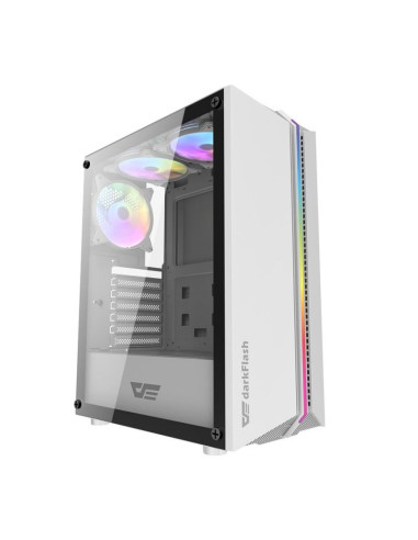 Darkflash Dk151 Zabezpieczenia & Uchwyty Komputerów Midi Tower Biały
