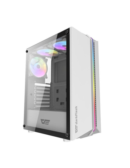Darkflash Dk151 Zabezpieczenia & Uchwyty Komputerów Midi Tower Biały