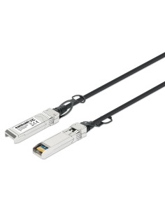 Intellinet 508445 Kabel Infiniband / Światłowodowy 3 M Sfp+ Czarny, Srebrny