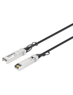 Intellinet 508445 Kabel Infiniband / Światłowodowy 3 M Sfp+ Czarny, Srebrny 2