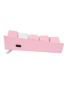 Redragon K617-Rgb Fizz Rgb White/Pink Klawiatura Usb Różowy, Biały