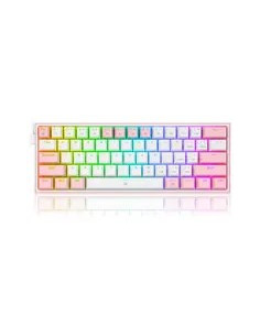 Redragon K617-Rgb Fizz Rgb White/Pink Klawiatura Usb Różowy, Biały 2