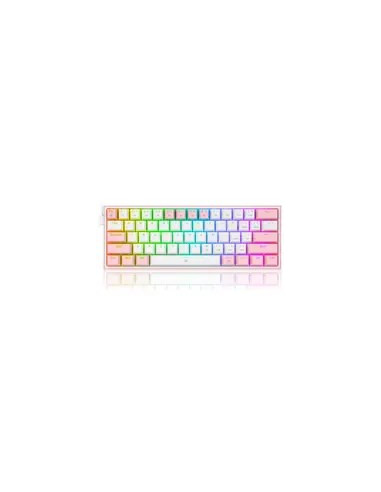 Redragon K617-Rgb Fizz Rgb White/Pink Klawiatura Usb Różowy, Biały