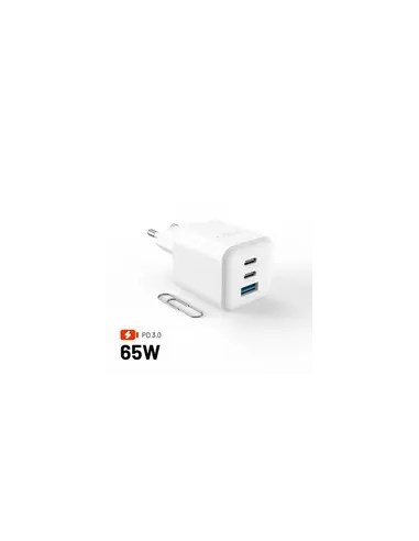 Ładowarka Fixed Mini 1X Usb-A 2X Usb-C 3.25 A (Fixcg65M-2C1A-Wh)