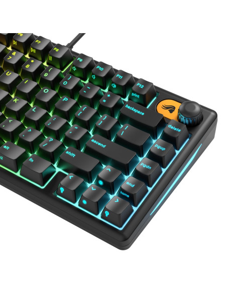 Glorious Gaming Gmbk 75% Klawiatura Usb Qwerty Us English Czarny