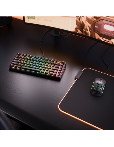 Glorious Gaming Gmbk 75% Klawiatura Usb Qwerty Us English Czarny