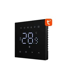 Avatto Wt410-16A-B Czarny / Inteligentny Termostat Do Ogrzewania Elektrycznego / 16A / Wifi