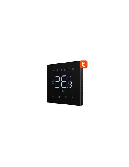 Avatto Wt410-16A-B Czarny / Inteligentny Termostat Do Ogrzewania Elektrycznego / 16A / Wifi