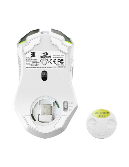 Redragon M914W-Rgb Nix Myszka Rf Wireless + Bluetooth + Usb Type-C