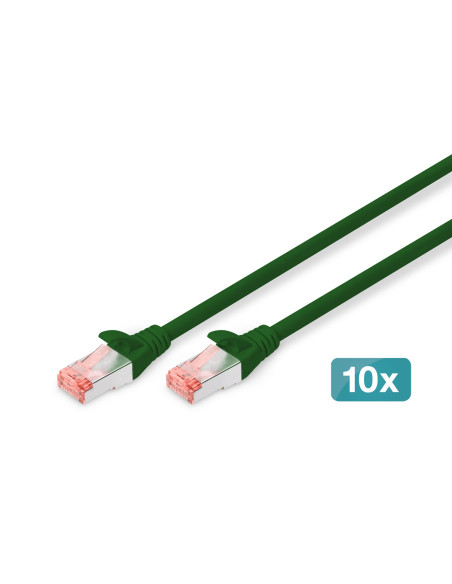 Digitus Kabel Krosowy Cat 6 S/Ftp, 10 Sztuk